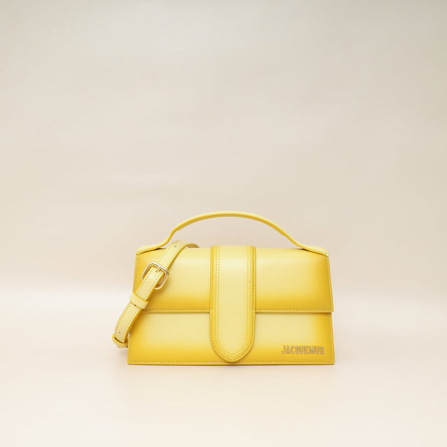 Jacquemus Yellow Ombre Le Grand Bambino Bag