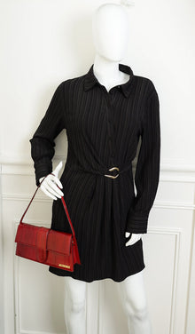 Jacquemus Dark Red Le Bambino Long Shoulder Bag