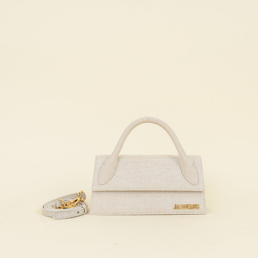 Jacquemus Light Greige The Long Chiquito Bag