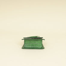Jacquemus Green Croco Embossed Chiquito Mini Bag