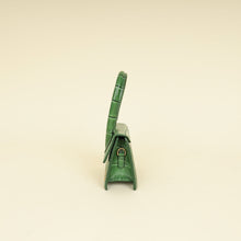 Jacquemus Green Croco Embossed Chiquito Mini Bag
