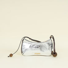 Jacquemus Bicolor Le Bisou Perle Metallic Shoulder Bag