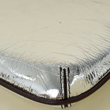 Jacquemus Bicolor Le Bisou Perle Metallic Shoulder Bag