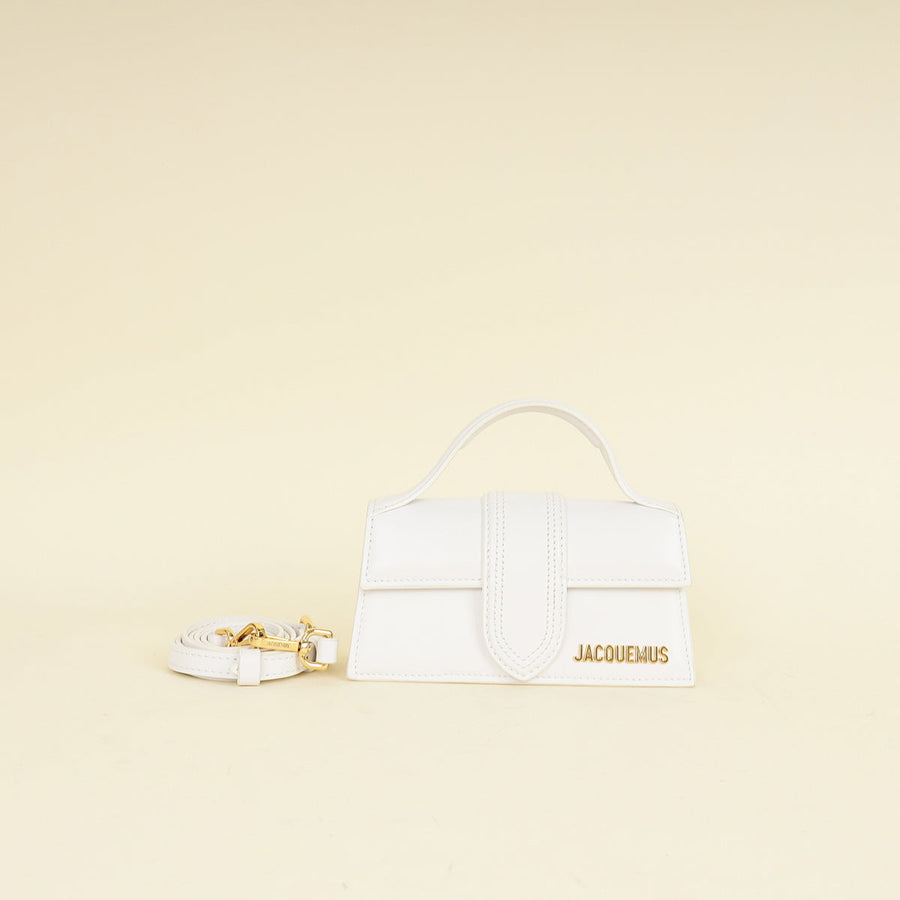 Jacquemus White The Bambino Les Classiques Bag