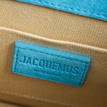 Jacquemus Turquoise Suede Le Chiquito Moyen Bag