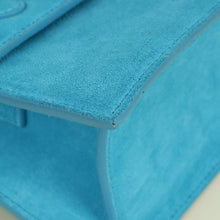 Jacquemus Turquoise Suede Le Chiquito Moyen Bag