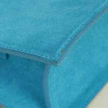 Jacquemus Turquoise Suede Le Chiquito Moyen Bag