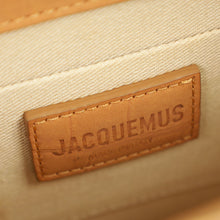 Jacquemus Light Brown Crocodile Embossed Le Chiquito Moyen Top Handle Bag