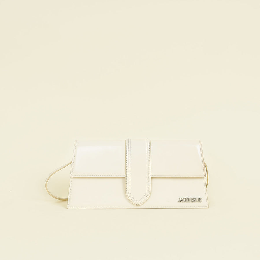 Jacquemus Ivory Cream Les Classiques The Long Bambino Bag