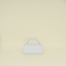 Jacquemus White Le Chiquito Long Top-Handle Bag