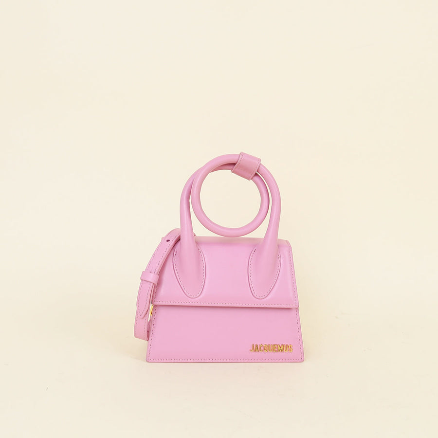 Jacquemus Pink Le Chiquito Noeud Bag