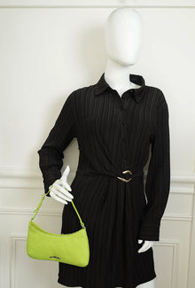 Jacquemus Kiwi Le Bisou Perle Zip Shoulder Bag