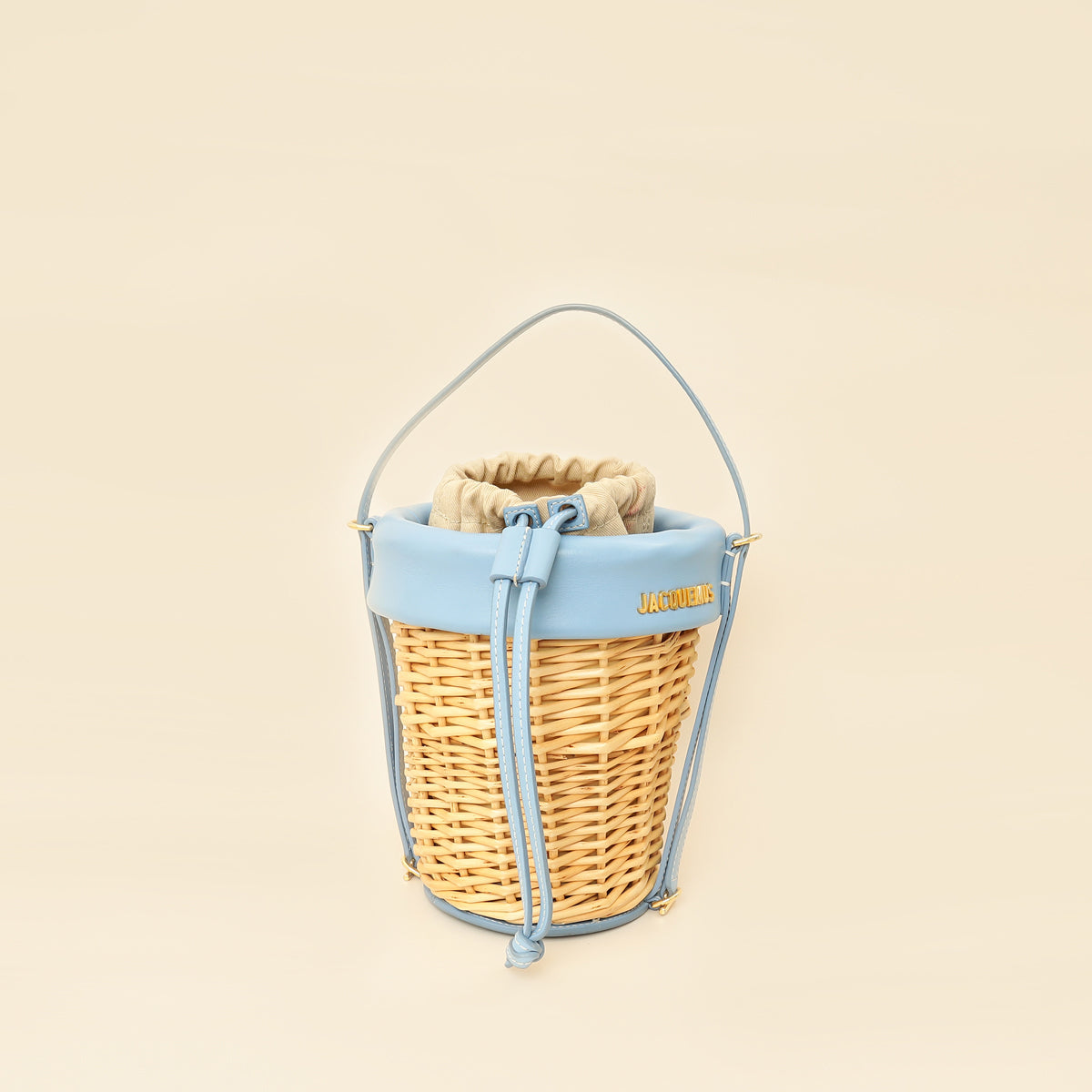 Jacquemus Wicker Le Panier Seau Bucket Bag