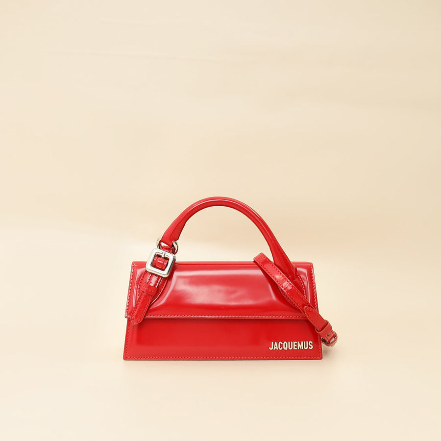 Jacquemus Red Le Chiquito Long Boucle Bag