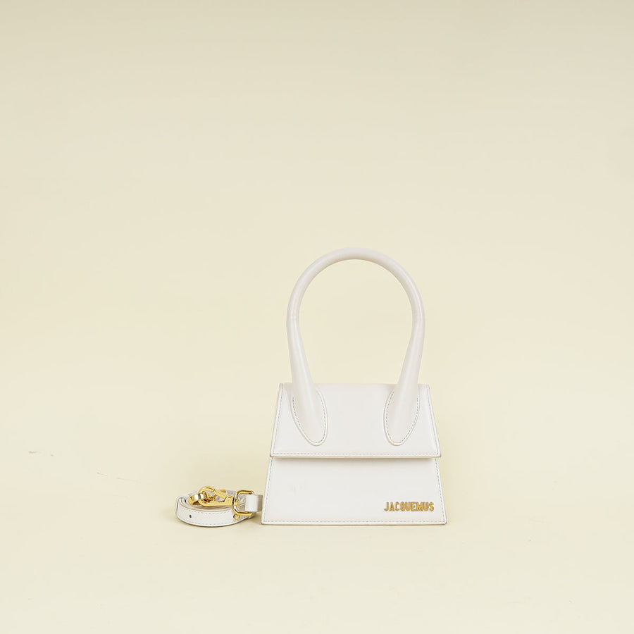 Jacquemus White The Medium Chiquito Bag