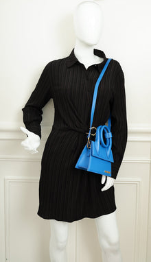 Jacquemus Blue Le Chiquito Noeud Bag