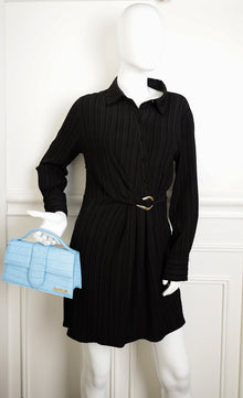 Jacquemus Gradient Blue Le Grand Bambino Crossbody Flap Bag