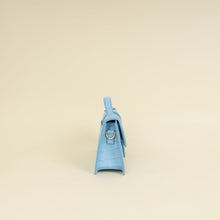 Jacquemus Gradient Blue Le Grand Bambino Crossbody Flap Bag
