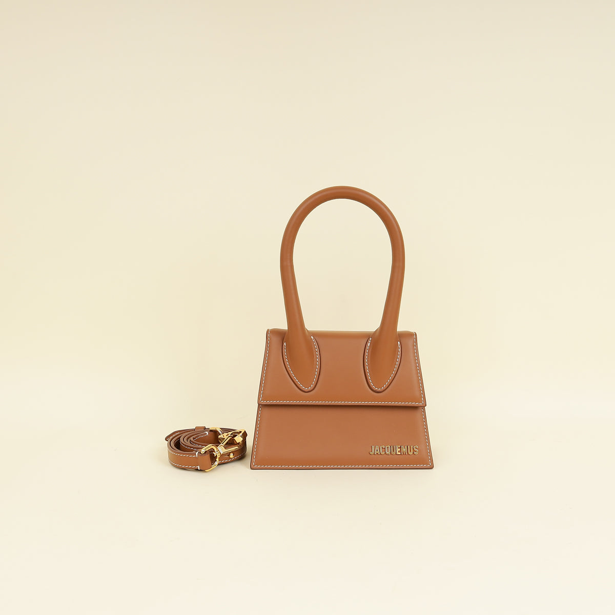 Jacquemus Brown Le Chiquito Moyen Bag