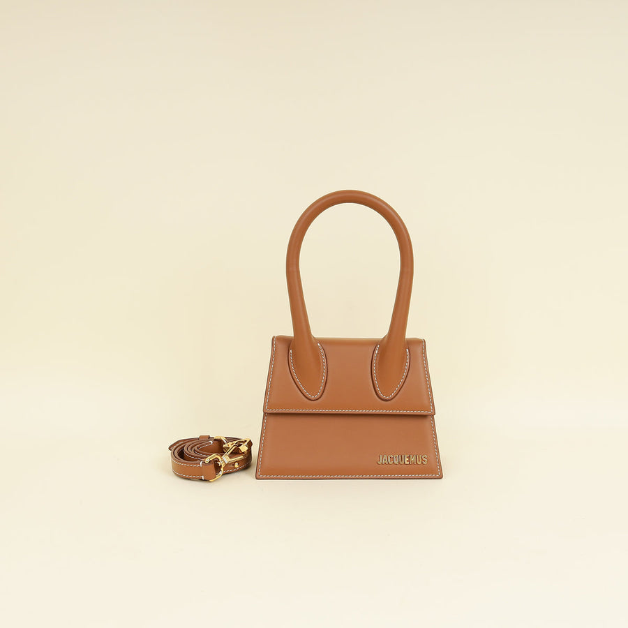 Jacquemus Brown Le Chiquito Moyen Bag