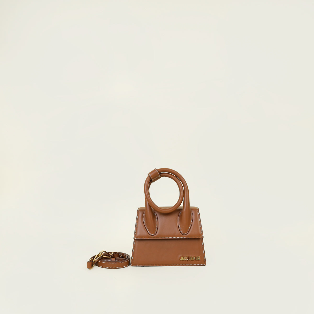 Jacquemus Brown Le Chiquito Noeud Bag