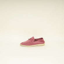 Loro Piana Noisette Rose Summer Charms Walk Loafers 39