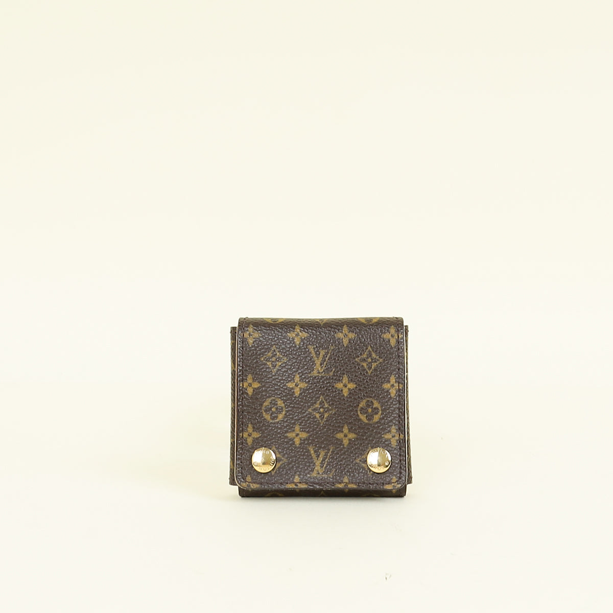 Louis Vuitton Brown Monogram Folding Jewelry Case PM
