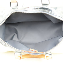 Louis Vuitton Metallic Silver Monogram Mirror Keepall Bandouliere 50 Bag
