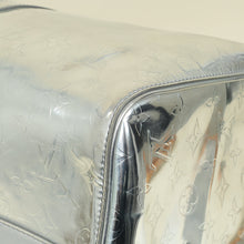 Louis Vuitton Metallic Silver Monogram Mirror Keepall Bandouliere 50 Bag