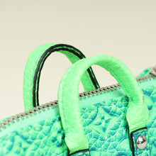 Louis Vuitton Ombre Green Blue Mini Keepall Earphones Pouch