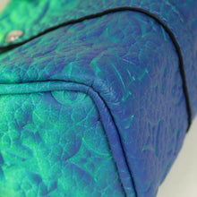 Louis Vuitton Ombre Green Blue Mini Keepall Earphones Pouch