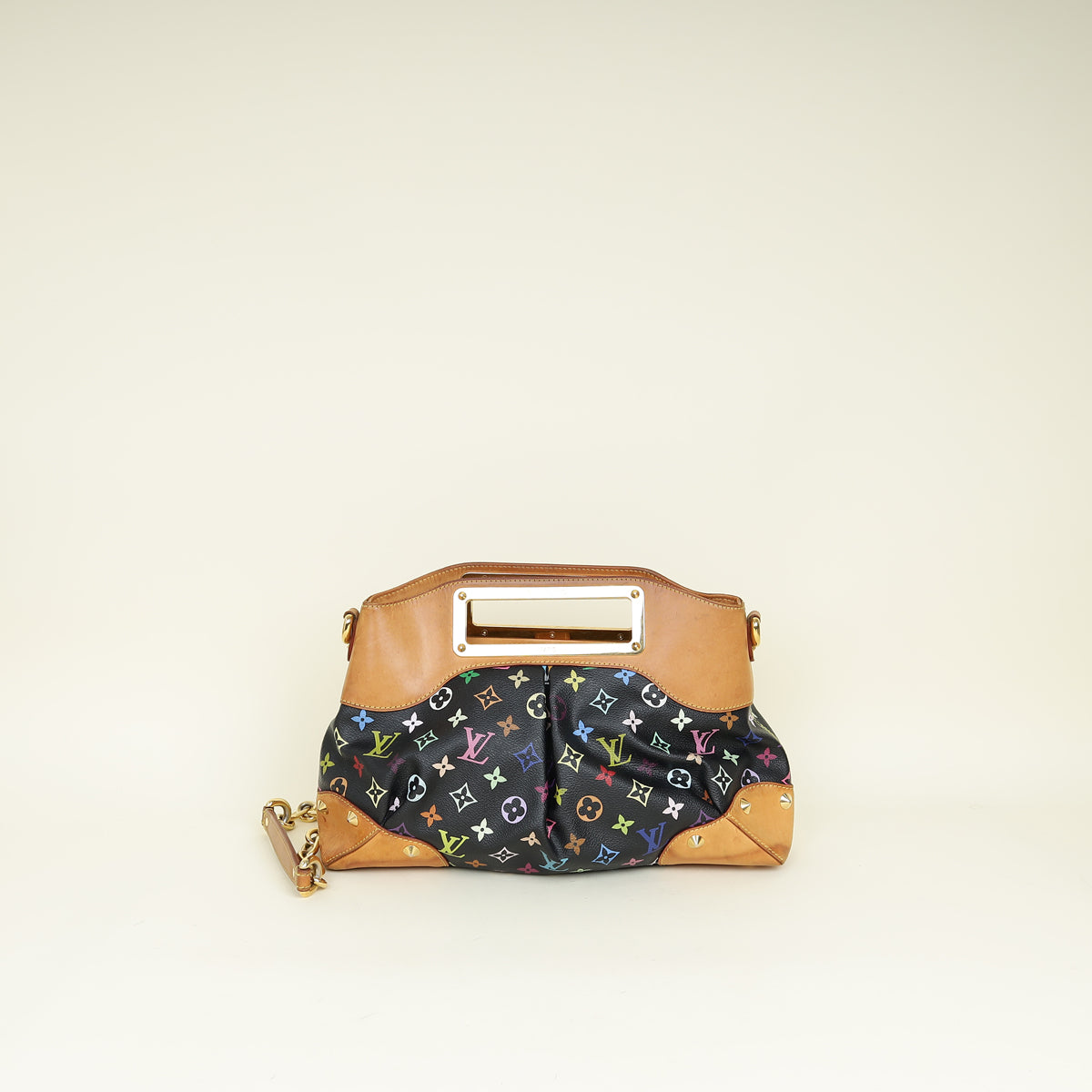 Louis Vuitton Black Multicolor Monogram Judy MM Bag