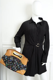 Louis Vuitton Black Multicolor Monogram Judy MM Bag