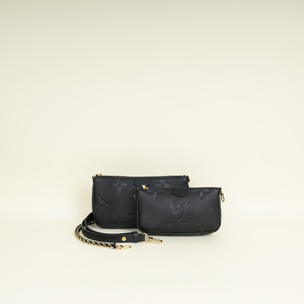 Louis Vuitton Black Monogram Empriente Multi Pochette Accessoires Bag