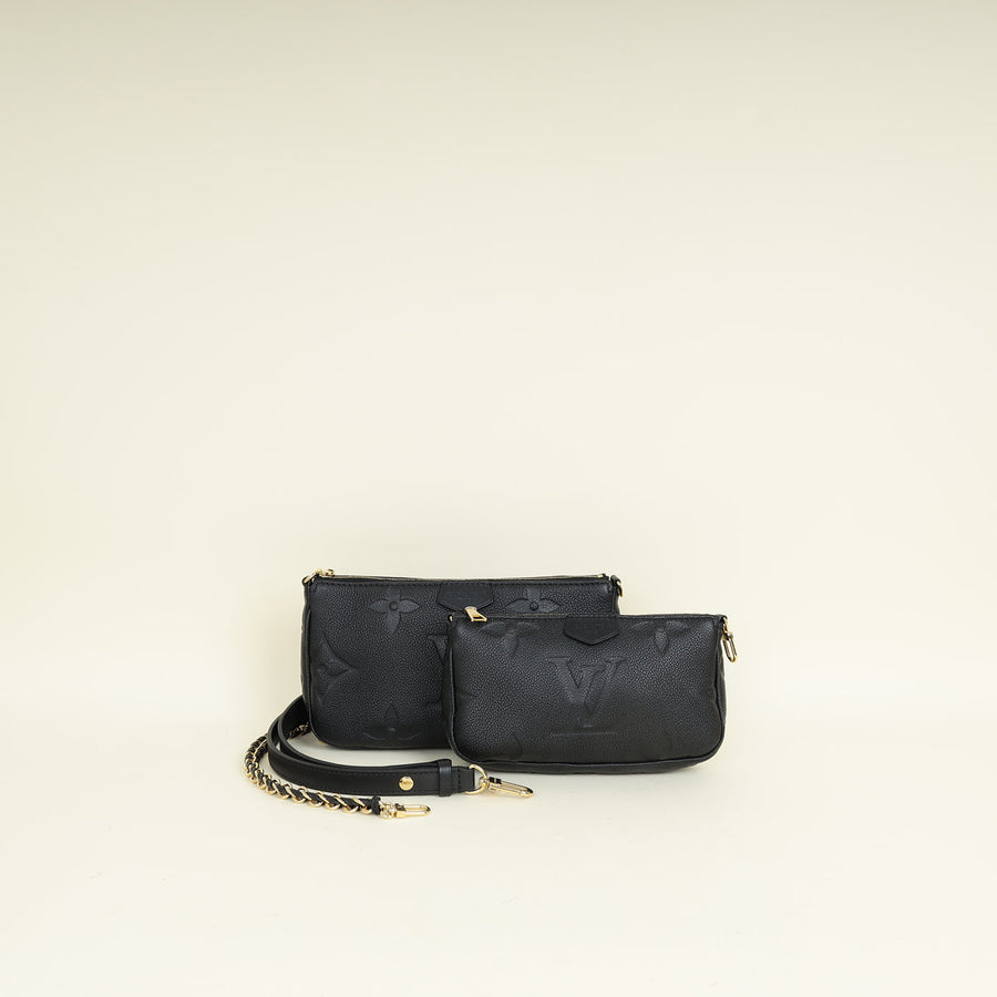Louis Vuitton Black Monogram Empriente Multi Pochette Accessoires Bag