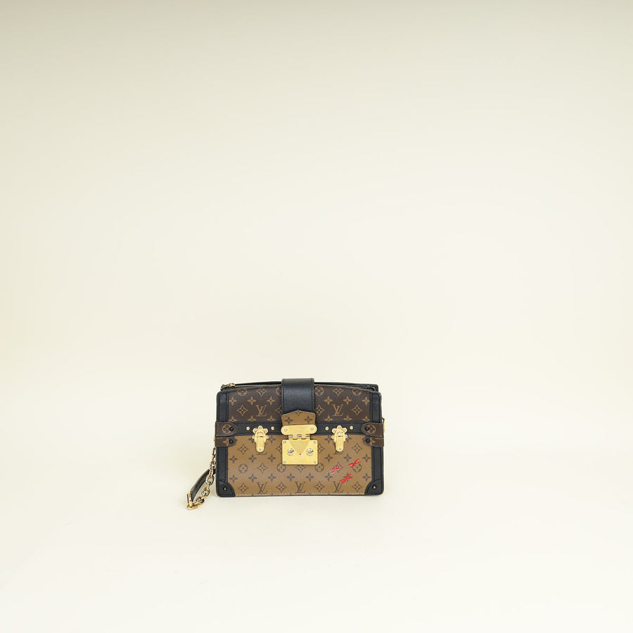 Louis Vuitton Monogram/Monogram Reverse Trunk Clutch Bag