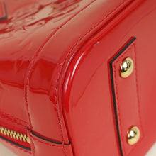 Louis Vuitton Red Monogram Vernis Alma BB Bag