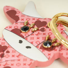 Louis Vuitton Rose Multicolor Monogram Leather Rodeo Bag Charm and Key Holder