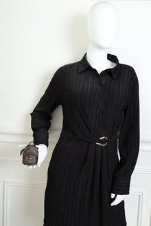 Louis Vuitton Monogram Black Palm Springs Wrap Bracelet