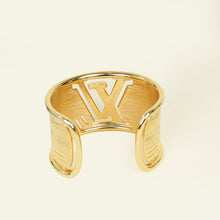 Louis Vuitton Gold Tone Initiales Bracelet