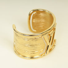 Louis Vuitton Gold Tone Initiales Bracelet