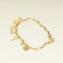 Louis Vuitton Gold Sweet Monogram Charm Bracelet