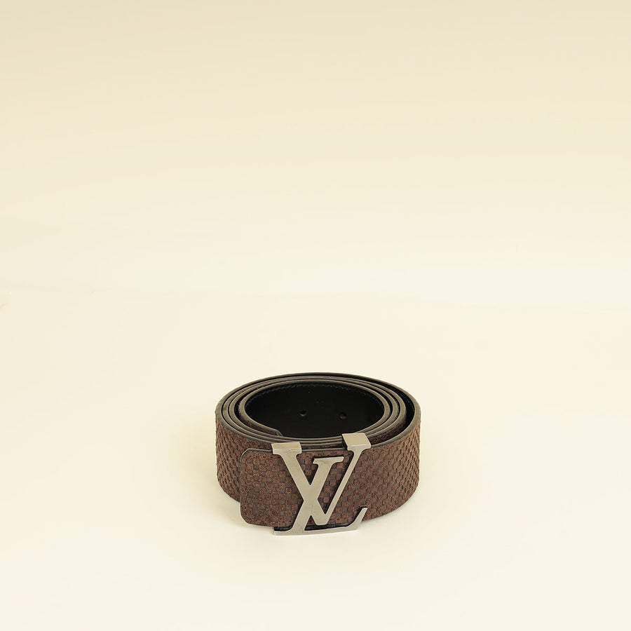 Louis Vuitton Bicolor Mini Damier 40mm LV Initiales Reversible Belt 40