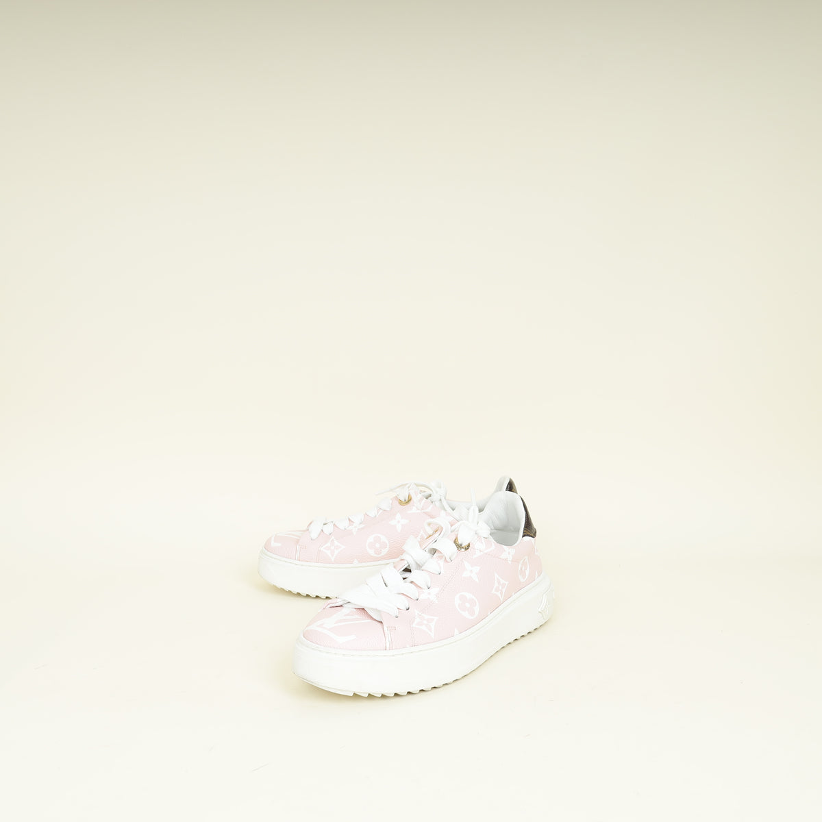 Louis Vuitton Bicolor Monogram Frontrow Sneaker 36