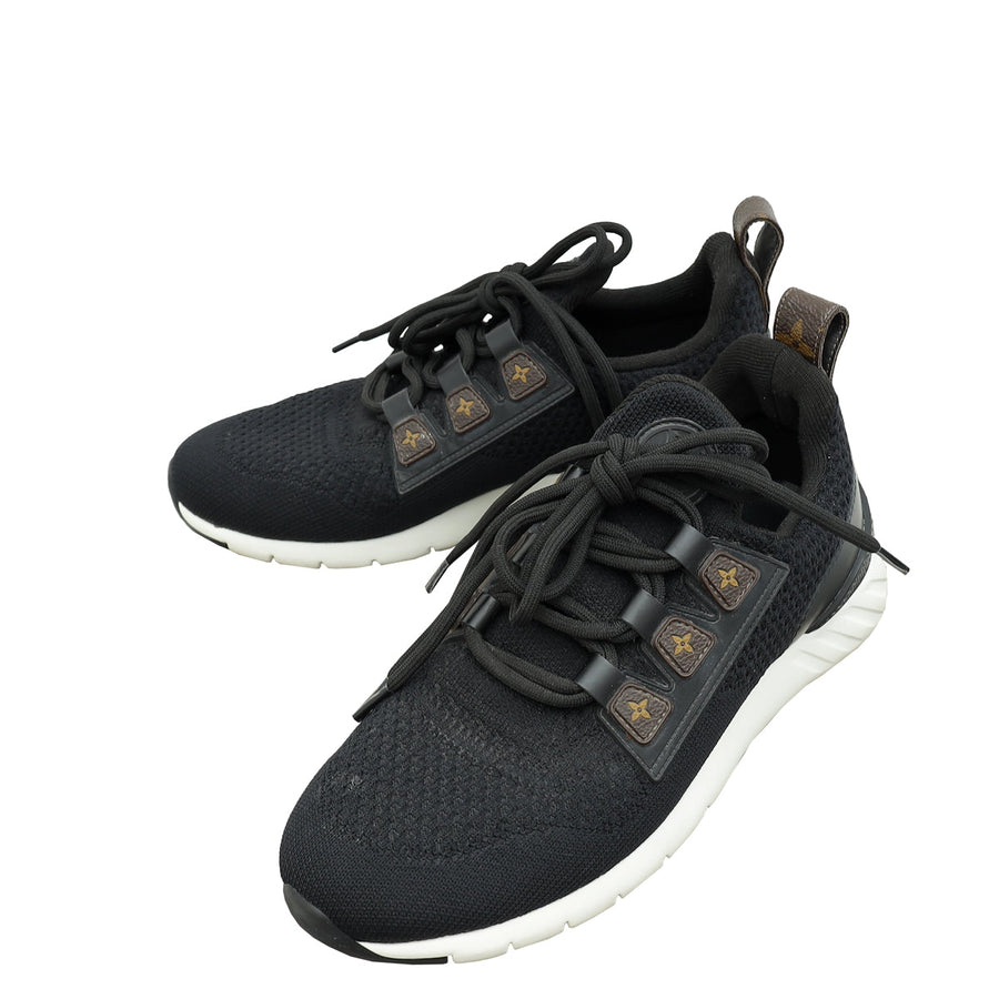 Louis Vuitton Black Aftergame Mesh Sneaker 38