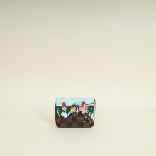 Louis Vuitton Ebene Multicolor Christmas Animation Ice Skating Zippy Coin Purse