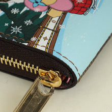 Louis Vuitton Ebene Multicolor Christmas Animation Ice Skating Zippy Coin Purse