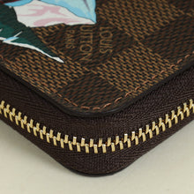 Louis Vuitton Ebene Multicolor Christmas Animation Ice Skating Zippy Coin Purse