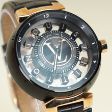 Louis Vuitton Black Tambour Spin Time Air Automatic 42.5mm Watch