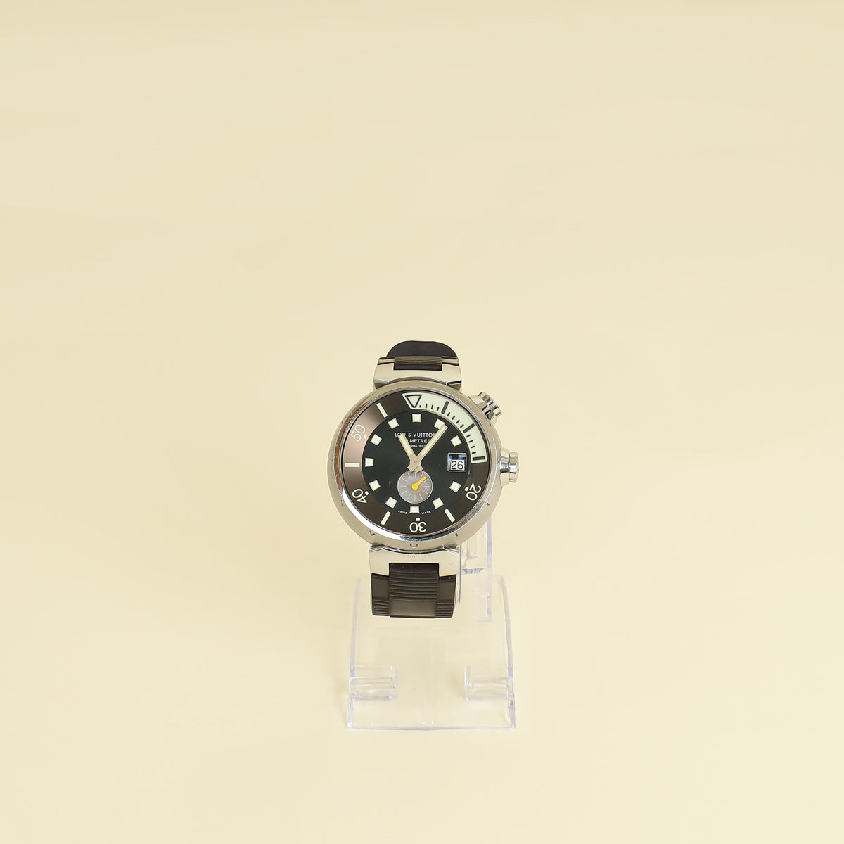 Louis Vuitton Stainless Steel Tambour Diving Automatic 44mm Watch